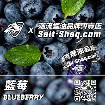 原裝現貨【SALT SHAQ 鯊克】系列電子煙油 藍莓