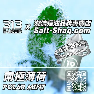英國【AIRSCREAM 氣泡313】系列電子煙油 冰雪涼意 - 南極薄荷